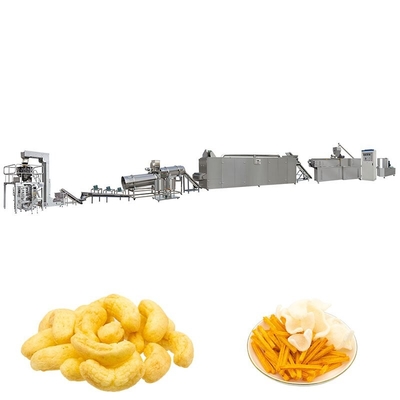 ガスによって運転されるトウモロコシのパフの生産ライン、機械セリウムを作るポン菓子